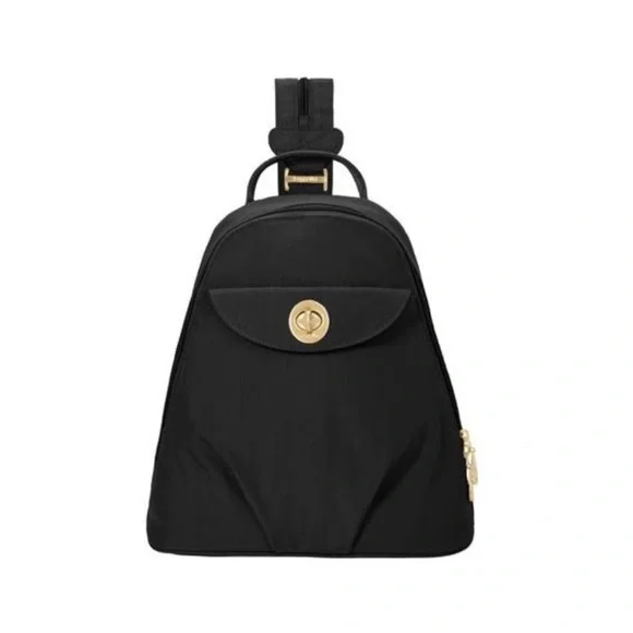 BAGGALLINI DALLAS CONVERTIBLE BACKPACK BLACK Black Backpack  display picture 3